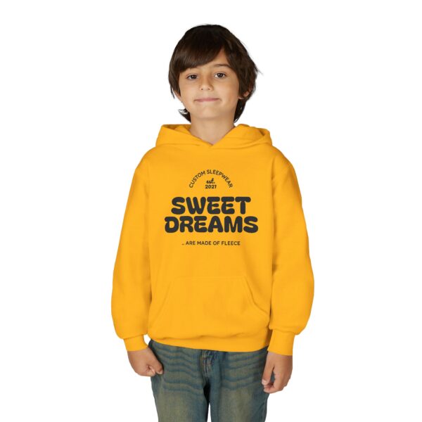 Sweet Dreams Youth Hoodie - Cozy Heavy Blend Sweatshirt for Kids